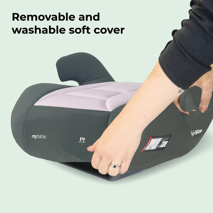 MBCSB10 Booster Lite R129 Car Seat - Pink & Grey