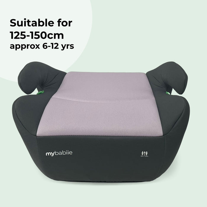 MBCSB20 Booster R129 Car Seat with ISOFIX - Pink & Grey
