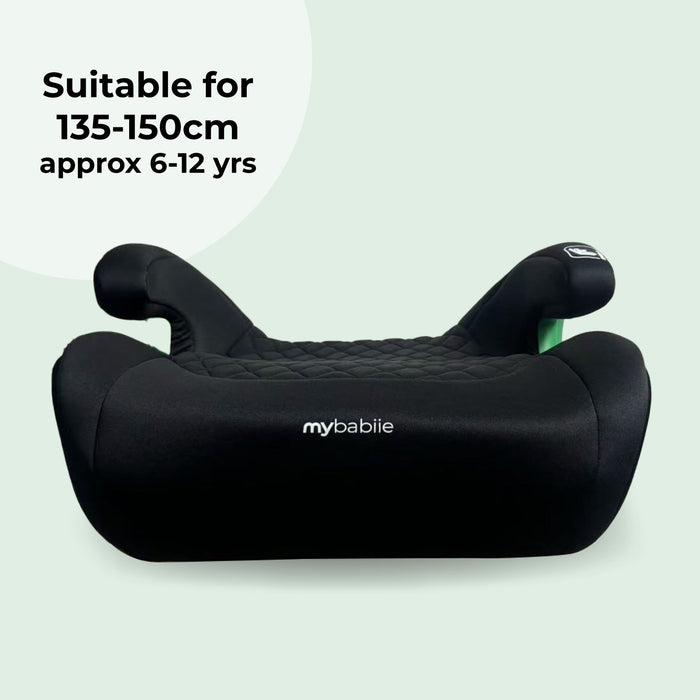 MBCSB25 Booster Max R129 Car Seat with ISOFIX - Black Quilted - GRADE A