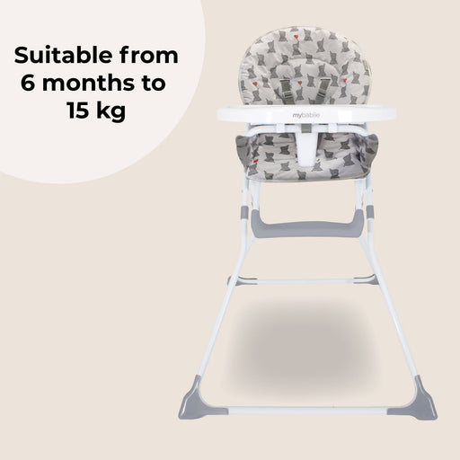 Compact Highchair - Elephant - Grade A