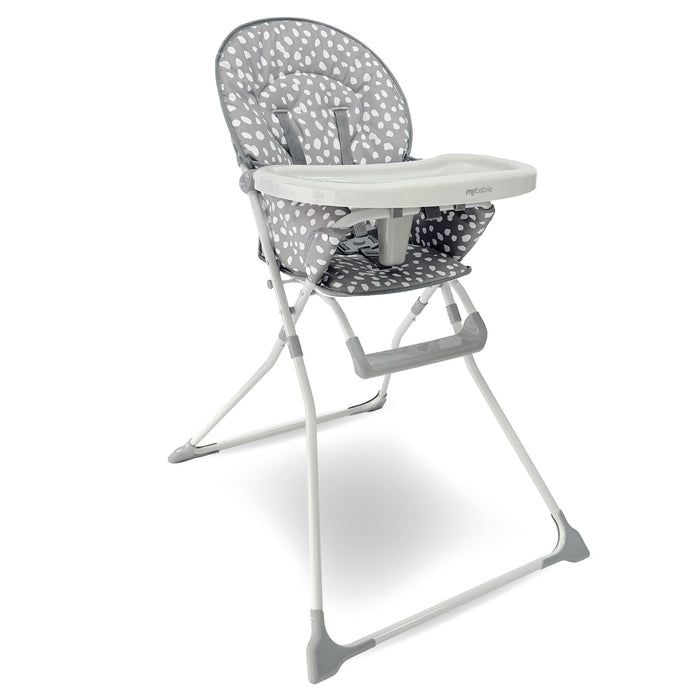MBHC1 Compact Highchair - Grey Dalmatian - Grade B