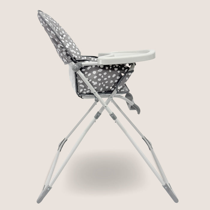 MBHC1 Compact Highchair - Grey Dalmatian - Grade C