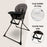 MBHC1 Compact Highchair - Black Leopard - Grade A