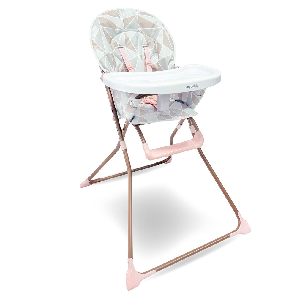 MBHC1 Compact Highchair - Rose Geo