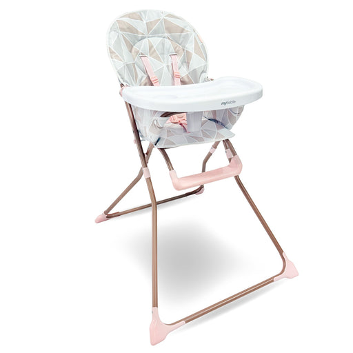 MBHC1 Compact Highchair - Rose Geo - Grade B