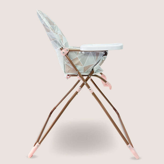 MBHC1 Compact Highchair - Rose Geo