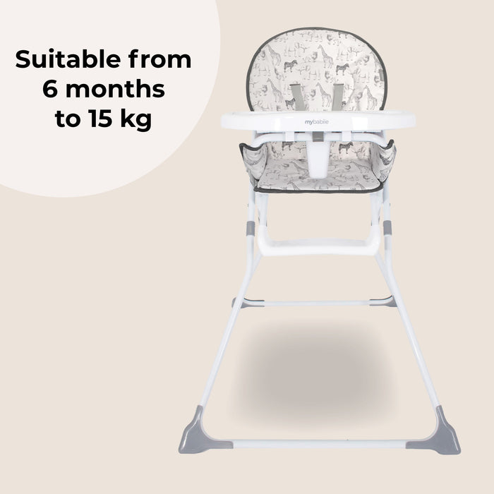 MBHC1 Compact Highchair - Safari - Grade C