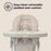 MBHC8 Premium Highchair - Oatmeal Herringbone - Grade A