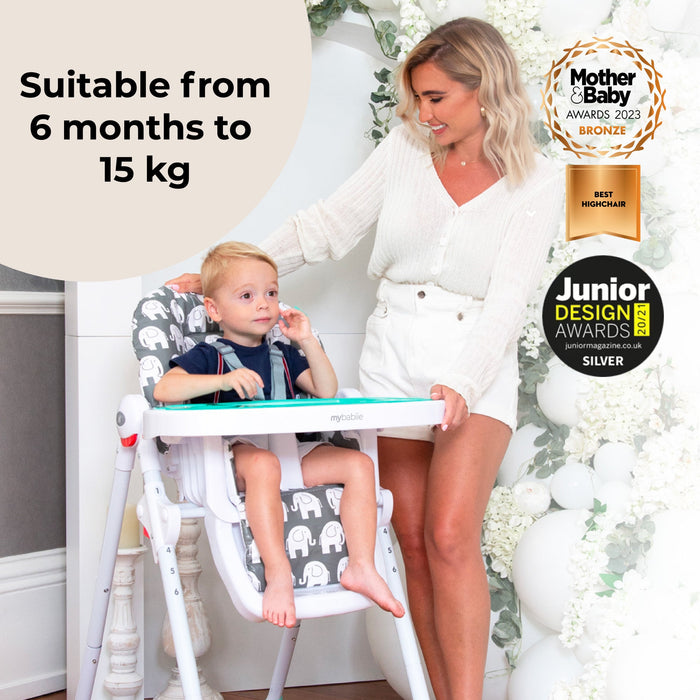 MBHC8 Premium Highchair - Elephant - Grade A