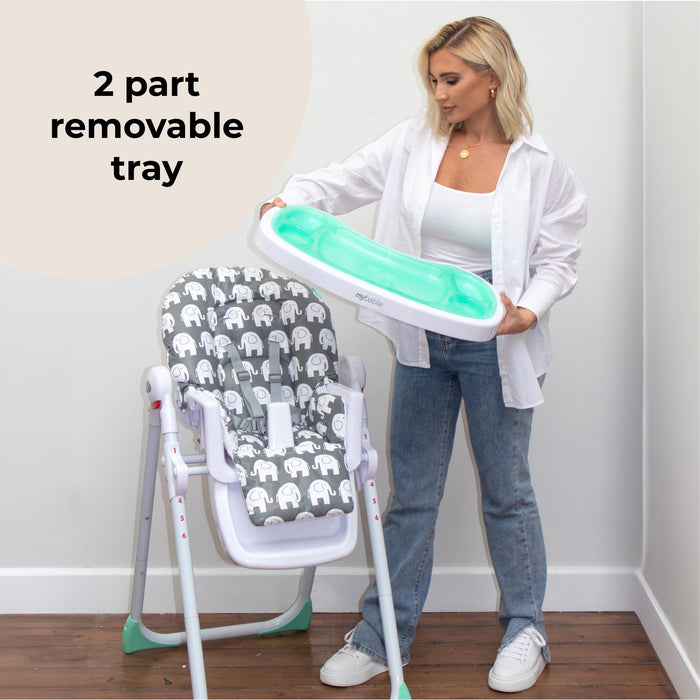 MBHC8 Premium Highchair - Elephant - Grade A