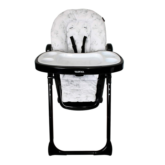 My Babiie Mawma by Snooki Black Marble Highchair - Grade A