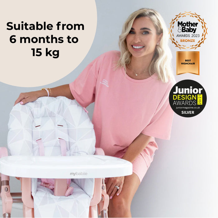 MBHC8 Premium Highchair - Rose Gold - Grade A