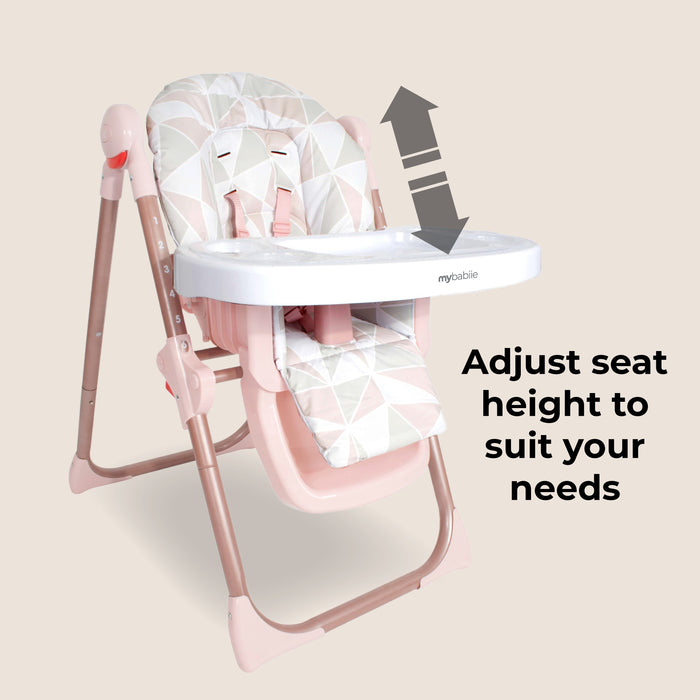 MBHC8 Premium Highchair - Rose Gold - Grade A
