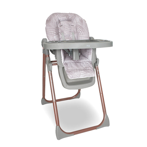 MBHC8 Premium Highchair - Rose Gold Grey Tropical - Grade B