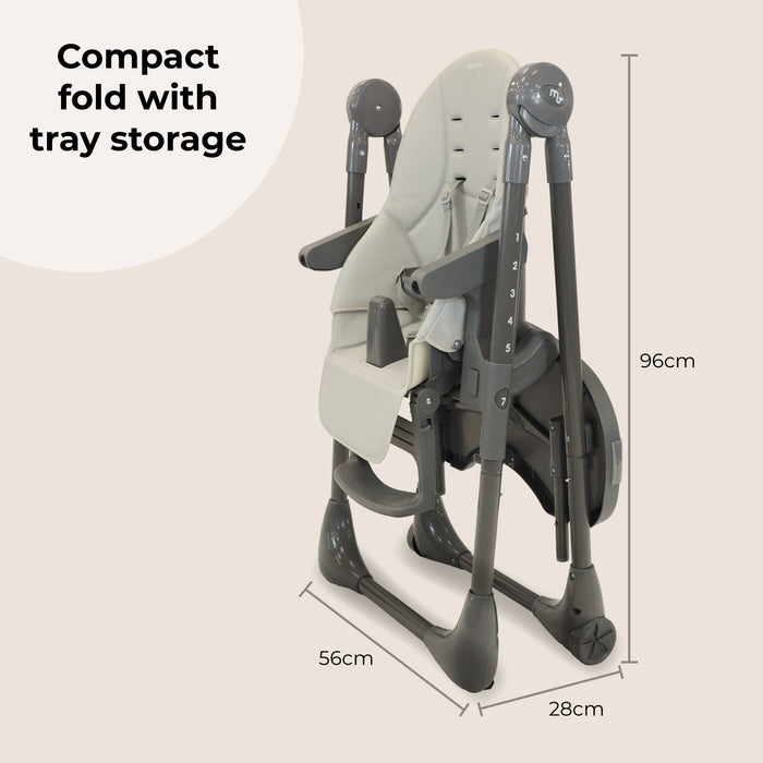 MBHC9 Luxe Highchair - Grey - Grade A