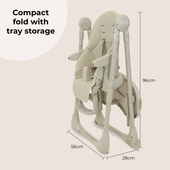 MBHC9 Luxe Highchair - Oatmeal - Grade B
