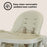 MBHC9 Luxe Highchair - Oatmeal - Grade C