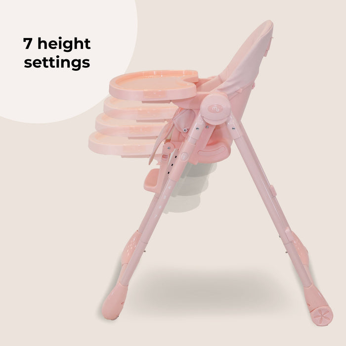 MBHC9 Luxe Highchair - Pink - Grade A