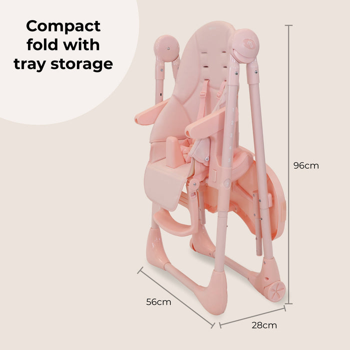 MBHC9 Luxe Highchair - Pink - Grade C