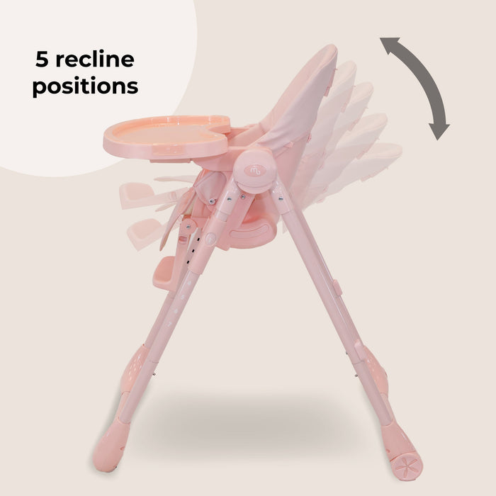 MBHC9 Luxe Highchair - Pink - Grade A