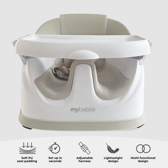 MBHCB 2-in-1 Baby Booster Seat - Oatmeal