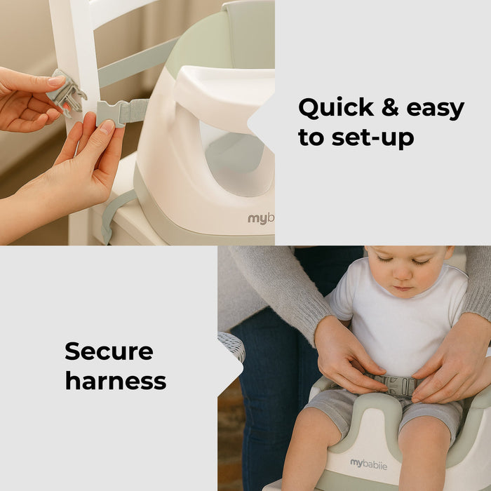 MBHCB 2-in-1 Baby Booster Seat - Oatmeal