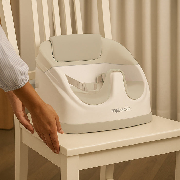 MBHCB 2-in-1 Baby Booster Seat - Oatmeal