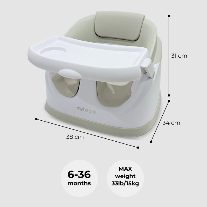 MBHCB 2-in-1 Baby Booster Seat - Oatmeal