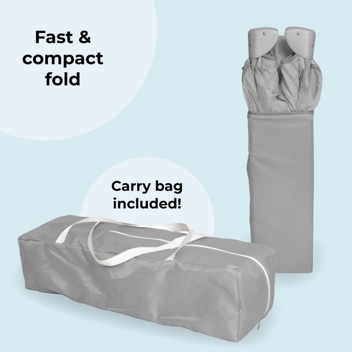 MBTC1 Travel Cot - Elephants - Grade B