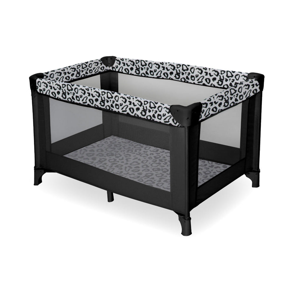 My Babiie Leopard Travel Cot - Grade B