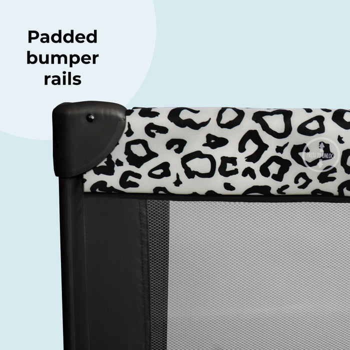 My Babiie Leopard Travel Cot - Grade B