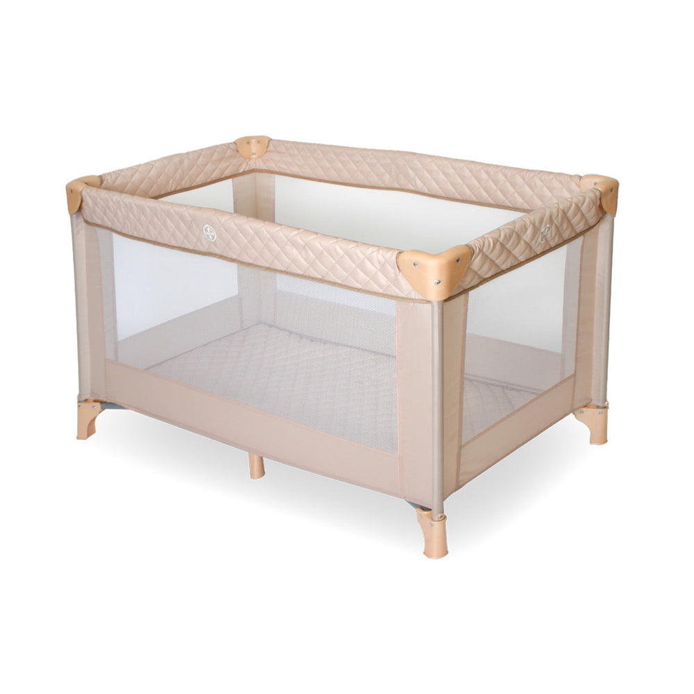 My Babiie Blush Quilted Travel Cot - Grade C