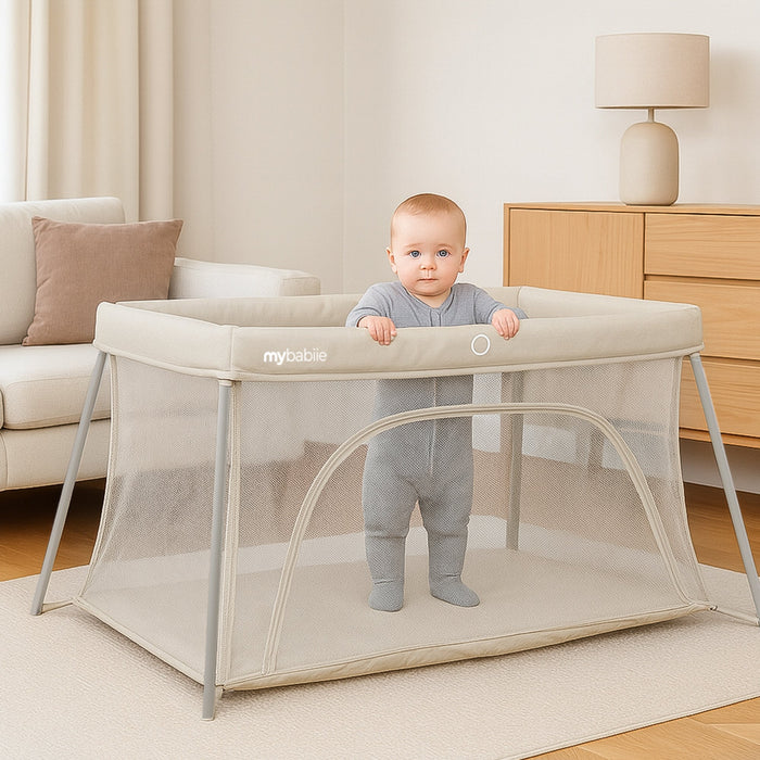 MBTC2 Air-Light 2-in-1 Travel Cot - Ivory