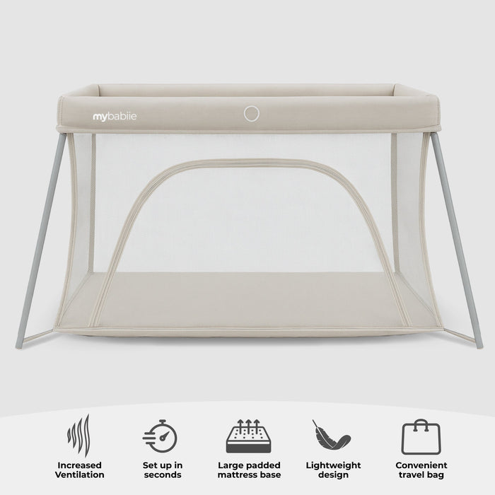 MBTC2 Air-Light 2-in-1 Travel Cot - Ivory