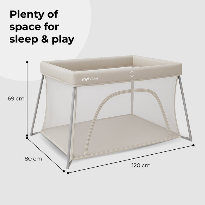 MBTC2 Air-Light 2-in-1 Travel Cot - Ivory