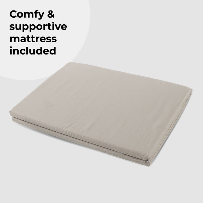 My Babiie Air-Light Luxe Travel Cot - Ivory - Grade B