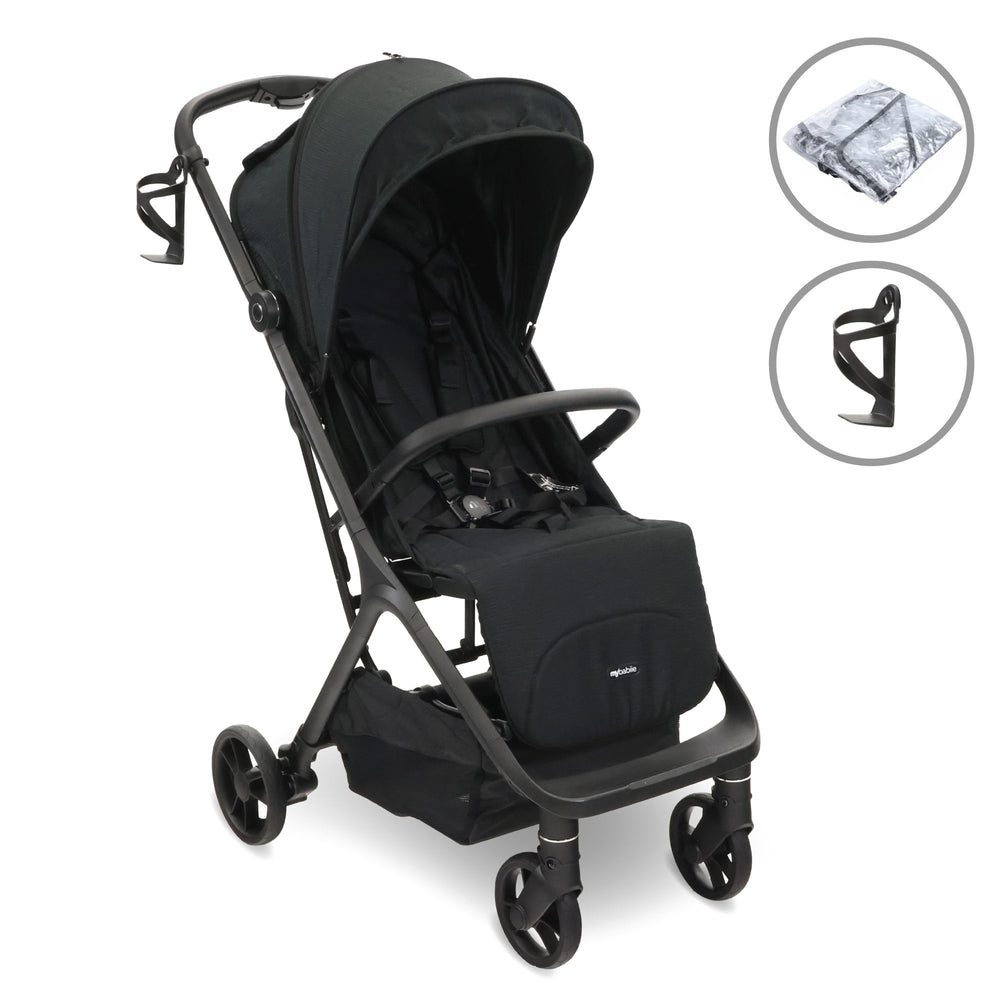 MBX7 Plus Auto-Fold Stroller - Black - Grade C