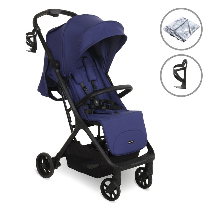 MBX7 Plus Auto-Fold Compact Stroller - Indigo