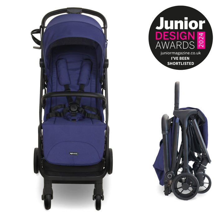 MBX7 Plus Auto-Fold Stroller - Indigo - Grade A