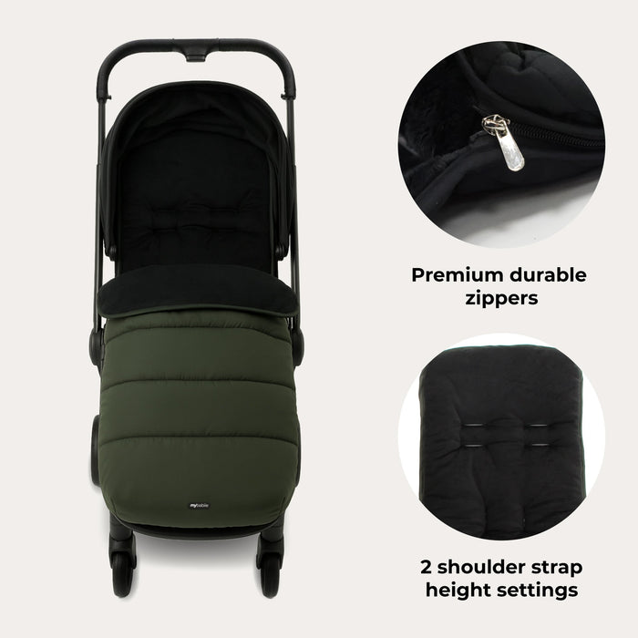 Universal Footmuff - Forest Green
