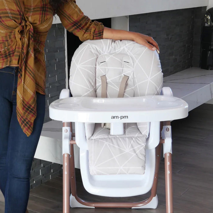 AM to PM Geometric Mocha Highchair - Grade A
