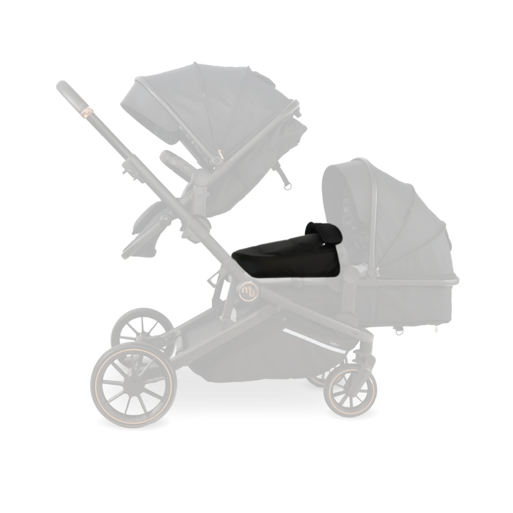 MB33 - Black Leopard Footmuff