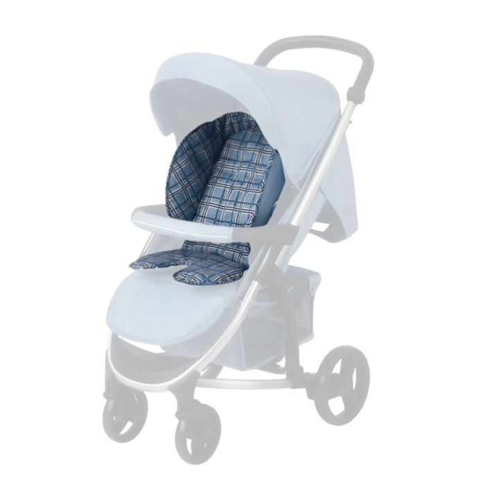 MB200 Seat Insert - Blue Plaid