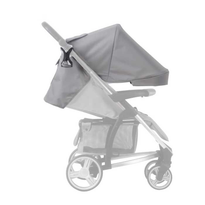MB200 Pushchair Hood - Grey Tropical
