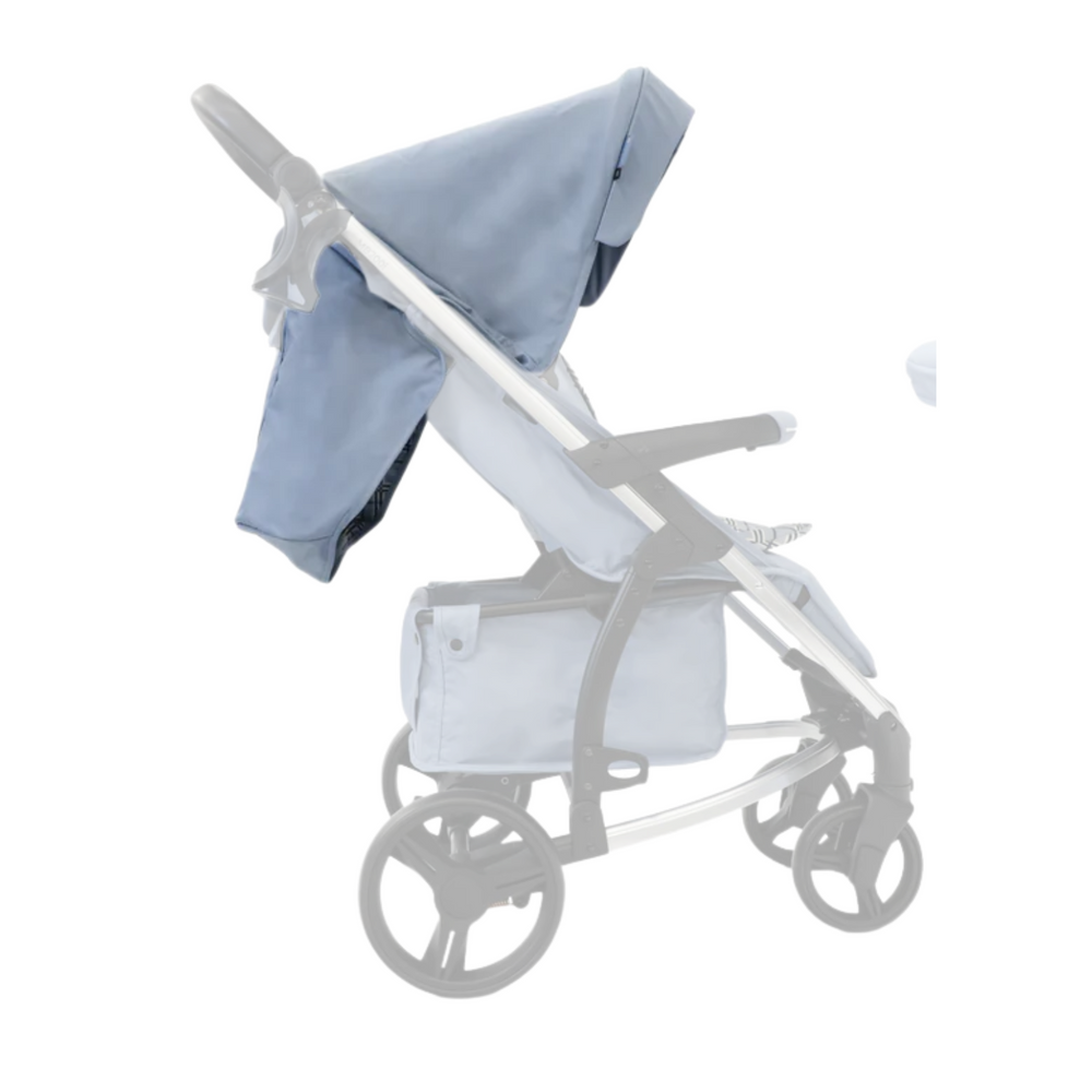 MB200 Pushchair Hood - Blue Plaid