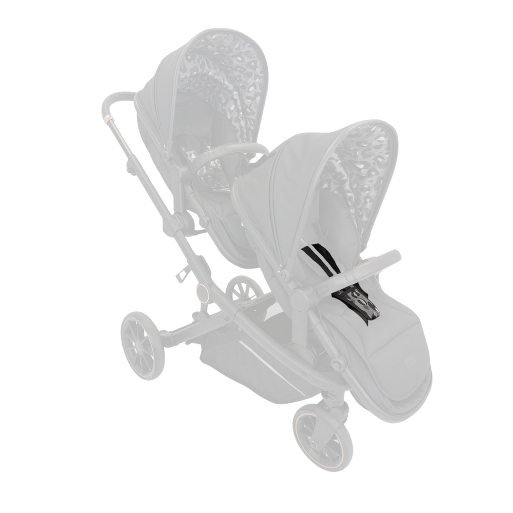 MB33 - Black Leopard Harnesses with Crotch Pad