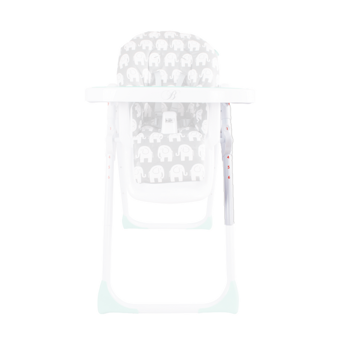 MBHC8 Left Leg - White with Red Numbers