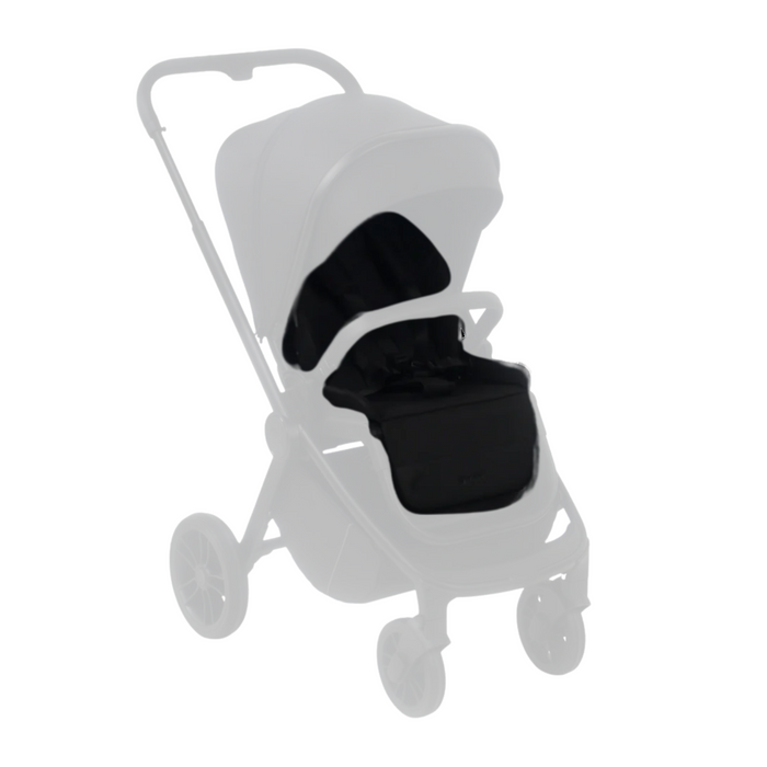MB450i Pushchair Seat Unit Fabrics - Black