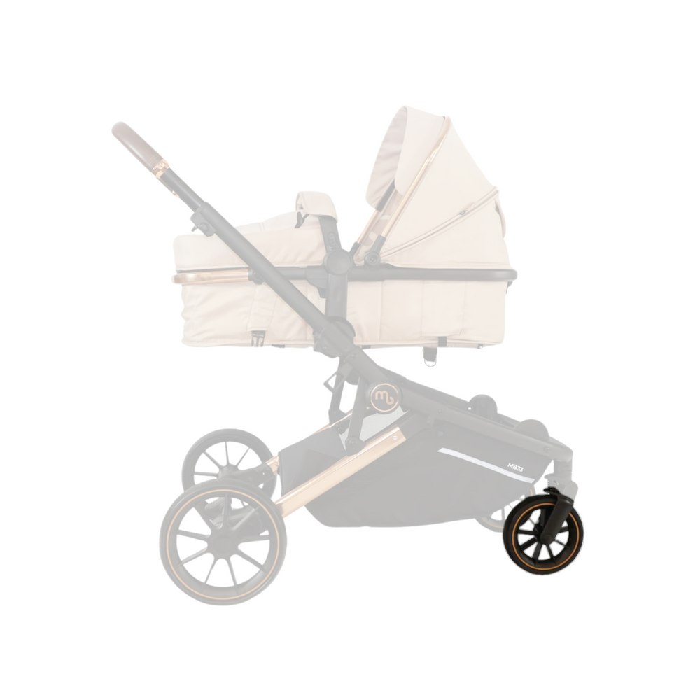 MB33 Front Wheel - Black & Orange