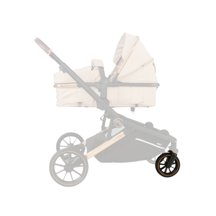 MB33 Front Wheel - Black & Orange